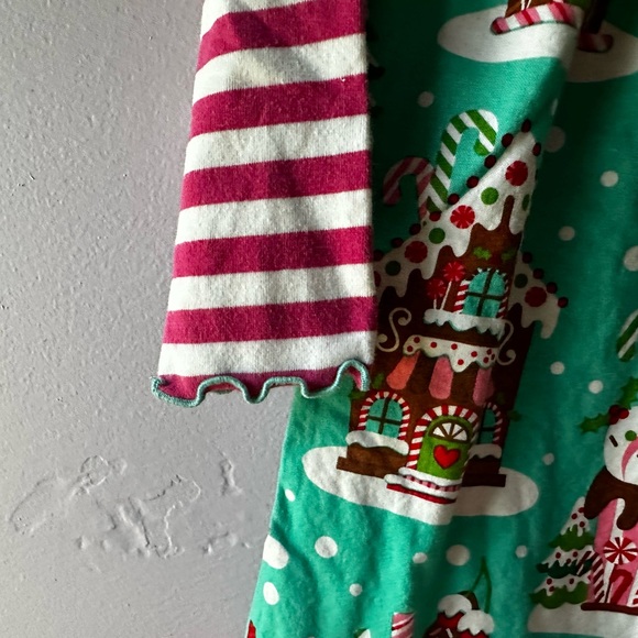 Baxter & Beatrice Christmas Cupcake Gingerbread House Dress Size 4T - Picture 7 of 10